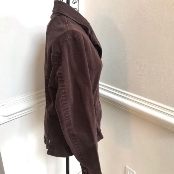 F. L. Jeans Button Front Jacket Size L - Picture 7 of 8